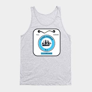 Stone Harbor New Jersey Beach Badge Tank Top